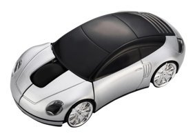 Bestonzon Araba Görünümlü Kablosuz Gümüş Optik Mouse