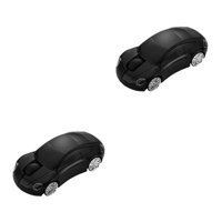 Gatuida Araba Görünümlü Ergonomik Kablosuz Siyah Optik 2 Adet Mouse