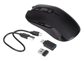 Bewinner Ergonomik Makrolu Kablosuz Siyah Optik Mouse