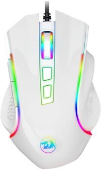 Redragon M602 RGB Ergonomik Makrolu Kablolu Beyaz Optik Gaming Mouse