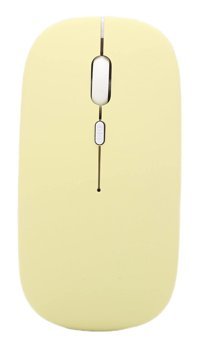 Zunate Sessiz Ergonomik Kablosuz Sarı Optik Mouse