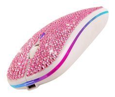 Jojofuny RGB Kablosuz Pembe Optik Mouse