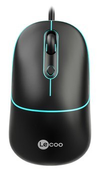 Lecoo Lecoo MS109 RGB Sessiz Kablolu Siyah Optik Mouse