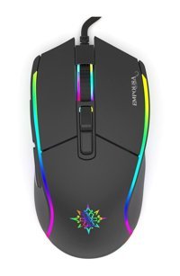 Inca IMG-343 RGB Makrolu Kablolu Siyah Optik Gaming Mouse
