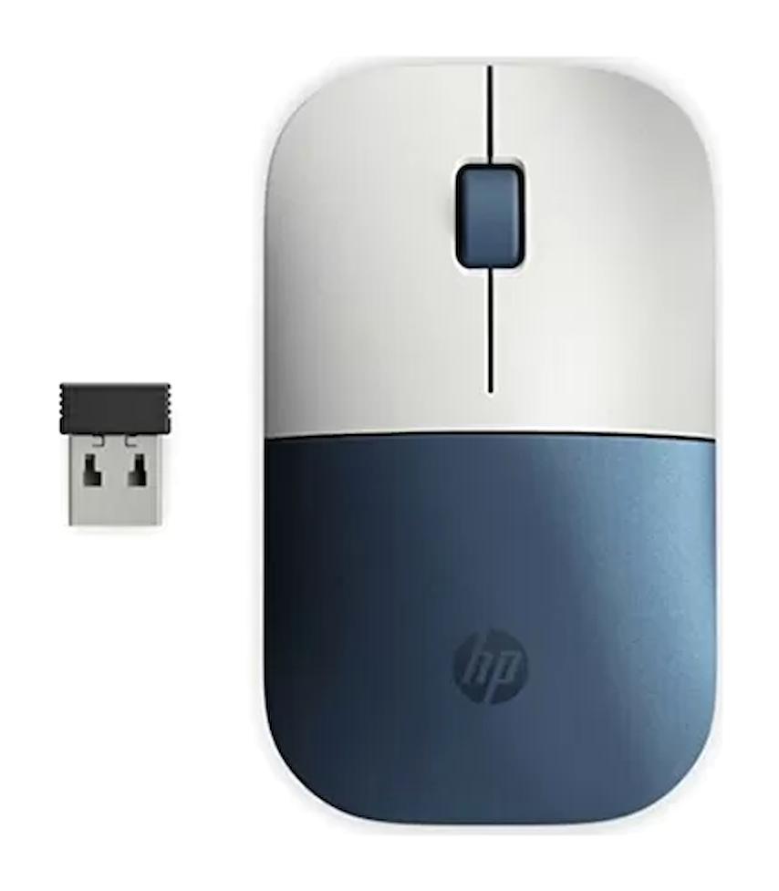 Hp Z3700 Kablosuz Beyaz-Mavi Optik Mouse