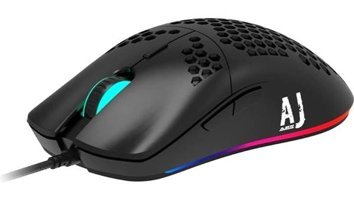 Coverzone AJ390R RGB Makrolu Kablolu Siyah Optik Gaming Mouse