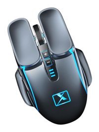 Gatuida Sessiz Kablosuz Gri Optik Gaming Mouse