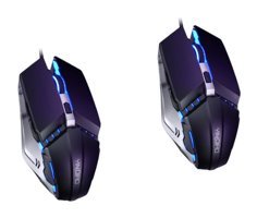 Gadpiparty RGB Sessiz Ergonomik Makrolu Kablosuz Siyah Optik Gaming 2 Adet Mouse