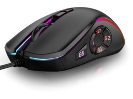 Bewinner M8S 8 RGB Makrolu Kablolu Siyah Optik Gaming Mouse