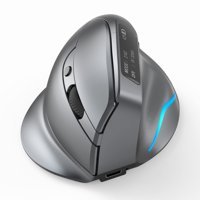 Cankypu F-26 RGB Sessiz Ergonomik Dikey Makrolu Kablosuz Gri Optik Mouse