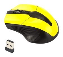 Fiauli Ergonomik Kablosuz Sarı Optik Mouse