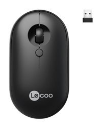 Lecoo WS212 Sessiz Kablosuz Siyah Optik Mouse