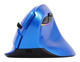 Delux RGB Sessiz Ergonomik Dikey Makrolu Kablosuz Mavi Optik Mouse