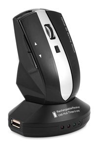 Bewinner Q13 Makrolu Kablosuz Siyah Optik Mouse