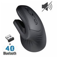 Generic Sessiz Ergonomik Dikey Makrolu Kablosuz Siyah Optik Gaming Mouse