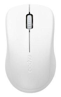 Rapoo 1680 Sessiz Ergonomik Kablosuz Beyaz Optik Mouse