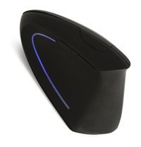 Hemobllo Ergonomik Dikey Makrolu Kablosuz Siyah Optik Mouse