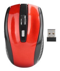 Goshyda Ergonomik Makrolu Kablosuz Kırmızı Optik Mouse