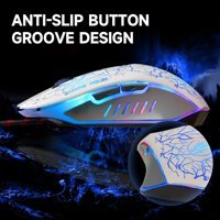 Cankypu 6D RGB Ergonomik Makrolu Kablolu Siyah Optik Gaming Mouse