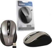 Everest SM-613 Makrolu Kablosuz Siyah-Krem Optik Mouse