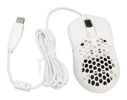 Ashata Programlanabilir RGB Ergonomik Makrolu Kablolu Beyaz Optik Gaming Mouse