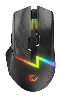 Rampage Drop M3 RGB Makrolu Kablolu - Kablosuz Siyah Optik Gaming Mouse