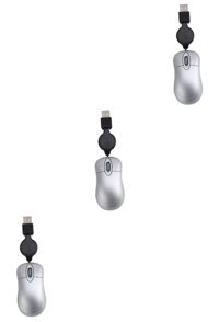 Hemoton Sessiz Kablosuz Gümüş Optik Mouse