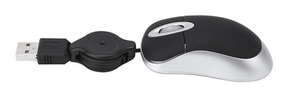 Gatuida Sessiz Kablosuz Siyah-Gümüş Optik Mouse