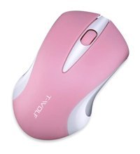 Mistaha Q2 Ergonomik Kablosuz Pembe Optik Mouse