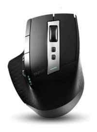 Rapoo MT750S Ergonomik Makrolu Kablosuz Siyah Optik Mouse