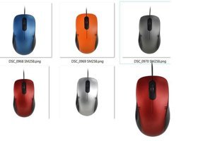 Everest SM-258 Kablolu Kırmızı Optik Mouse