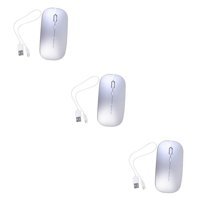 Gatuida Sessiz Kablosuz Gümüş Optik 3 Adet Mouse