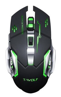 Generic Q13 RGB Makrolu Kablosuz Siyah Optik Gaming Mouse