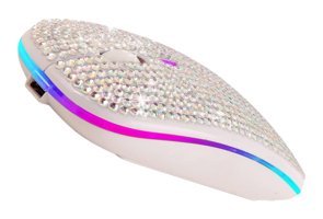 Gatuida RGB Sessiz Kablosuz Beyaz Optik Mouse