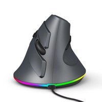 Tfixol RGB Ergonomik Dikey Makrolu Kablolu Siyah Optik Gaming Mouse