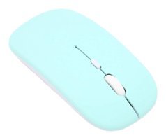 Goshyda Sessiz Ergonomik Kablosuz Turkuaz Optik Mouse