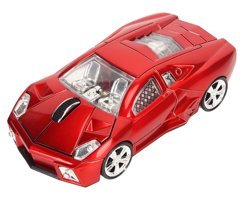 Ciciglow Spor Araba Görünümlü Kablosuz Kırmızı Optik Mouse