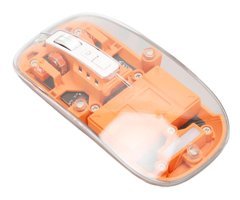 Goshyda Bt5 RGB Sessiz Ergonomik Makrolu Kablosuz Turuncu Optik Mouse