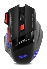 Generic F-14 RGB Makrolu Kablosuz Siyah-Kırmızı Optik Gaming Mouse