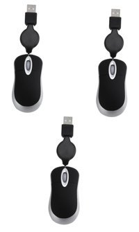 Gatuida Kablosuz Siyah Optik 3 Adet Mouse