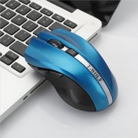 Huahai Q5 Sessiz Makrolu Kablosuz Mavi Optik Mouse
