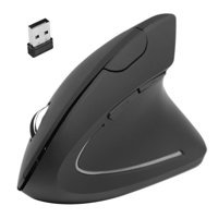 Annadue Sessiz Ergonomik Dikey Makrolu Kablosuz Siyah Optik Mouse