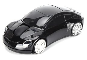Ashata Araba Görünümlü Kablosuz Siyah Optik Mouse