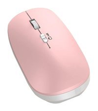 Fiauli WL169 Sessiz Kablosuz Pembe Optik Mouse