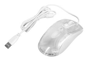 Ciciglow RGB Sessiz Makrolu Kablolu Şeffaf Optik Gaming Mouse