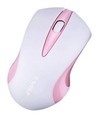 Fiauli Lecoo M1102 Ergonomik Kablosuz Beyaz Optik Mouse
