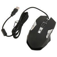 Broleo Programlanabilir RGB Makrolu Kablolu Siyah Optik Gaming Mouse
