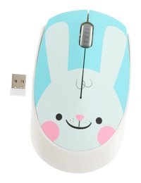 Hemobllo Tavşan Görünümlü Sessiz Kablosuz Optik Mouse