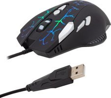 Powermaster Hl-4719 RGB Makrolu Kablolu Siyah Optik Gaming Mouse