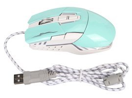 Elprico Araba Görünümlü RGB Makrolu Kablolu Mavi Optik Gaming Mouse